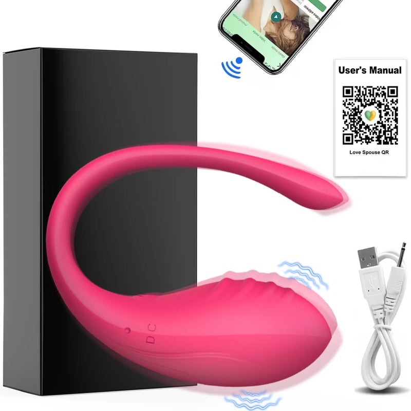 Vibrador G-Spot com Controle Remoto e Bluetooth