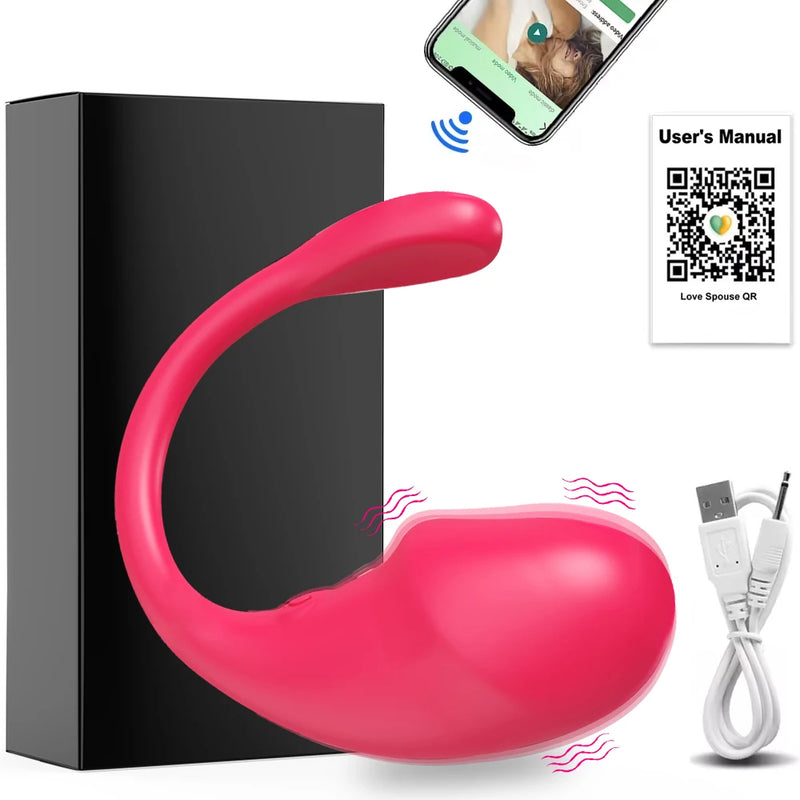 Vibrador G-Spot com Controle Remoto e Bluetooth